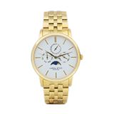  Đồng Hồ Lịch Tuần Trăng Nam Coral Star 1242SA Sapphire Bảo Hành Chính Hãng 