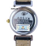  Đồng Hồ Nữ Dây Da Mặt Tròn Aolix AL-1032L Sapphire 