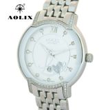  Đồng Hồ Nữ Đẹp Aolix AL-1058L Sapphire Dây Thép 