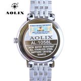 Đồng Hồ Nữ Đẹp Aolix AL-1058L Sapphire Dây Thép 