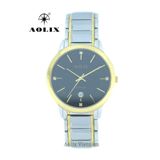  Đồng Hồ Nam Dây Thép Aolix AL-6828G Sapphire Chính Hãng 