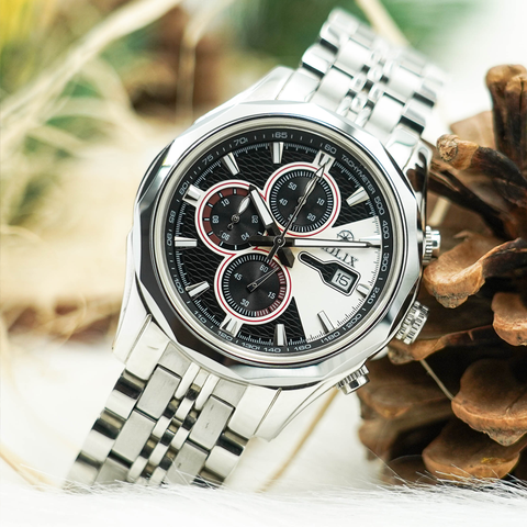 đồng hồ nam chronograph aolix al-7048g sapphire bảo hành chính hãng