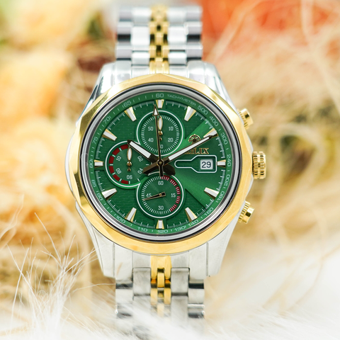 đồng hồ nam chronograph aolix al-7048g sapphire bảo hành chính hãng