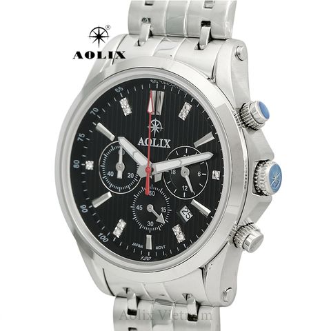 đồng hồ chronograph aolix al-7050g