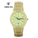  Đồng Hồ Nam Giá Rẻ Aolix AL-9065G Dây Thép 
