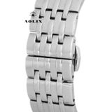  Đồng Hồ Nam Dây Thép Aolix AL-9156G Sapphire Chính Hãng 