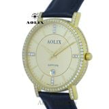  Đồng Hồ Nam Dây Da Aolix AL-9172G Sapphire Chính Hãng 
