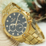  Đồng Hồ Sunrise Nam 6 Kim Dây Thép DM761SWA Sapphire Chính Hãng 