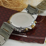  Đồng Hồ Nam 6 Kim Dây Thép Sunrise DM762SWA Sapphire Chính Hãng Nhật Bản 