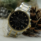  Đồng Hồ Nam Dây Thép 6 Kim Sunrise DM758SWA Sapphire Chính Hãng 