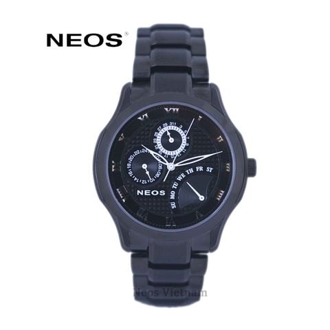 đồng hồ 6 kim nam neos n-30724m