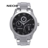  Đồng Hồ 6 Kim Nam Neos N-30724M Sapphire Dây Thép 