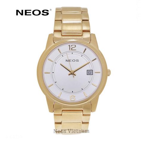 đồng hồ dây thép nam neos n-30855m