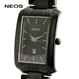  Đồng Hồ Nữ Neos N-30856L Dây Thép Vàng Mặt Chữ Nhật 