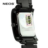  Đồng Hồ Nữ Neos N-30856L Dây Thép Vàng Mặt Chữ Nhật 