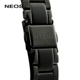  Đồng Hồ Nữ Neos N-30856L Dây Thép Vàng Mặt Chữ Nhật 