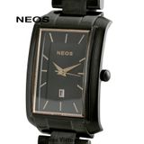  Đồng Hồ Nam Mặt Chữ Nhật Neos N-30856M Sapphire Dây Thép 