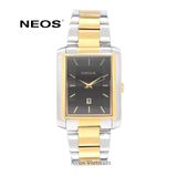  Đồng Hồ Nam Mặt Chữ Nhật Neos N-30856M Sapphire Dây Thép 