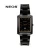 Đồng Hồ Nam Mặt Chữ Nhật Neos N-30856M Sapphire Dây Thép