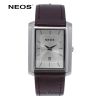 Đồng Hồ Mặt Chữ Nhật Nam Neos N-30856M Sapphire Dây Da