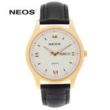  Đồng Hồ Đeo Tay Nam Neos N-30869M Sapphire Dây Da 