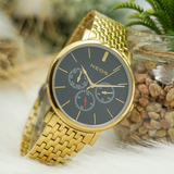  Đồng Hồ Nam 6 Kim Neos N-30887M Sapphire Dây Thép 