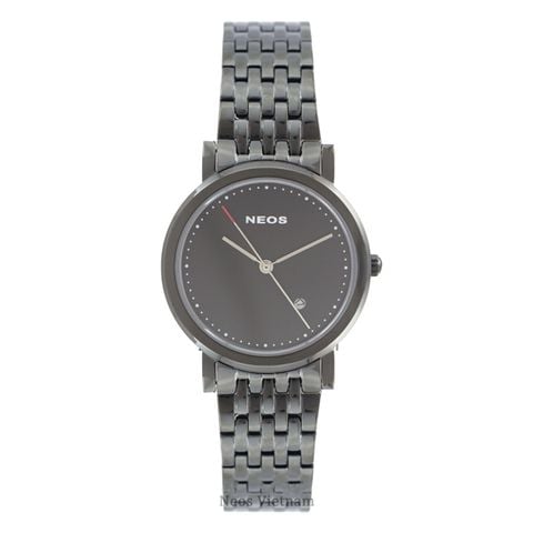  Đồng Hồ Nữ Chính Hãng Neos N-30888N Sapphire Dây Thép Đen 
