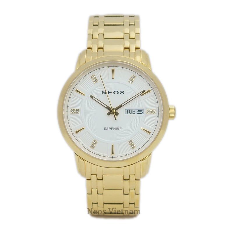  Đồng Hồ Nam Neos N-30910M Sapphire 3 Kim 2 Lịch 