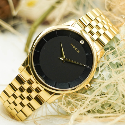 đồng hồ nam dây thép neos n-30923m sapphire chính hãng