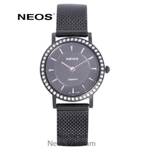 đồng hồ nữ dây lưới neos n-40577al
