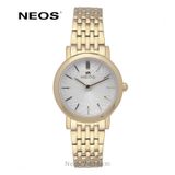  Đồng Hồ Thời Trang Nữ Neos N-40577L Sapphire Dây Thép 