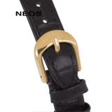  Đồng Hồ Nữ Đẹp Dây Da Neos N-40577L Sapphire Chính Hãng 