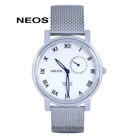 đồng hồ dây lưới nam neos n-40642m
