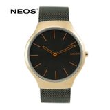  Đồng Hồ Đeo Tay Nam Neos N-40655M Sapphire Dây Thép Lưới 