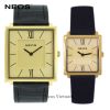 Đồng Hồ Đôi Dây Da Neos N-40674 Sapphire Chính Hãng