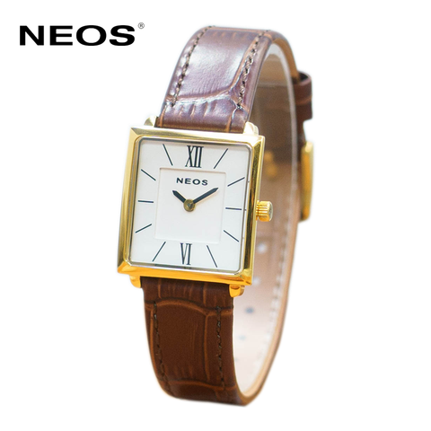 đồng hồ nữ dây da Neos N-40674L
