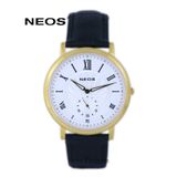  Đồng Hồ Thời Trang Dây Da Neos N-40675G Nam Sapphire 