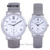 Đồng Hồ Đôi Dây Lưới Neos N-40675G Sapphire Chính Hãng-1