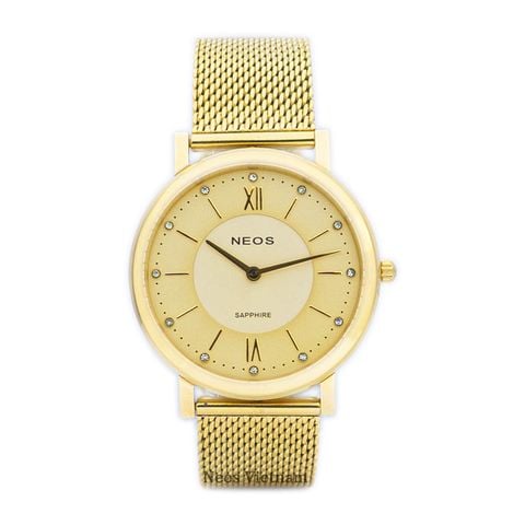  Đồng Hồ Thời Trang Nam Neos N-40677M Dây Lưới Chính Hãng 