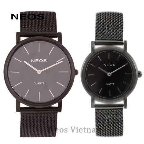  Đồng Hồ Đôi Dây Lưới Neos N-40685 Sapphire Chính Hãng 