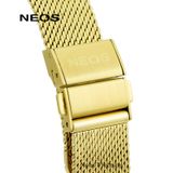  Đồng Hồ Nữ Dây Lưới Neos N-40689L Sapphire Chính Hãng 