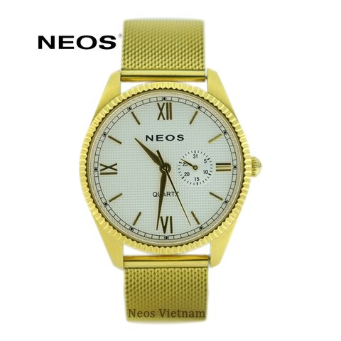 đồng hồ nam dây lưới 4 kim neos n-40703m