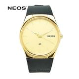 Đồng Hồ Nam Dây Nhựa Neos N-40713M Full Đen Chính Hãng 