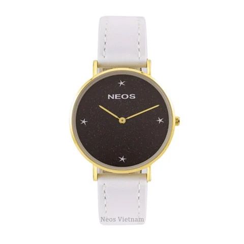  Đồng Hồ Đeo Tay Nữ Dây Da Neos N-40726L Sapphire Chính Hãng 