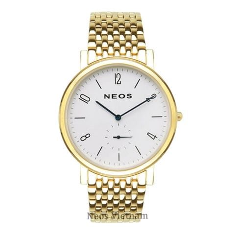  Đồng Hồ Cao Cấp Nam Neos N-40728G Sapphire Dây Thép Bạc 