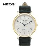  Đồng Hồ Nam Đẹp Dây Da Neos N-40728M Sapphire Chính Hãng 