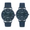 Đồng Hồ Đôi Dây Da Neos N-40748 Sapphire Chính Hãng
