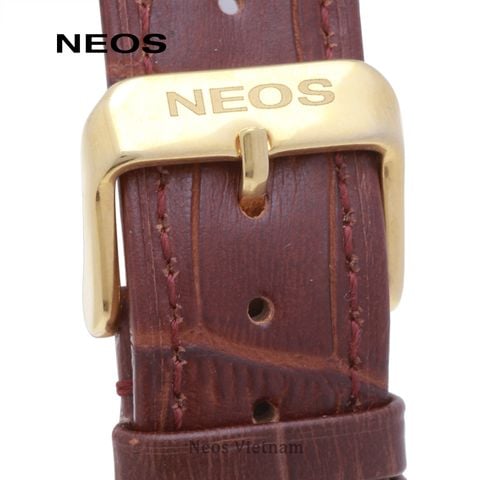 đồng hồ 5 kim nam dây da neos n-50551m