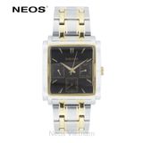  Đồng Hồ Mặt Vuông Nam Neos N-50557M Sapphire Chính Hãng 