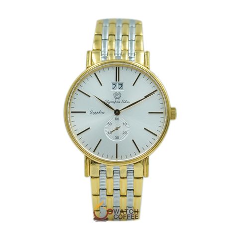  Đồng Hồ Nam Đẹp OP 58070-04M Dây Thép Vàng 